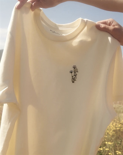 Elsk - Untamed Flora Womens T-shirt - Off White